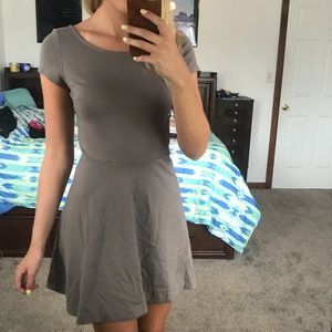 American Eagle Light Brown Skater Dress